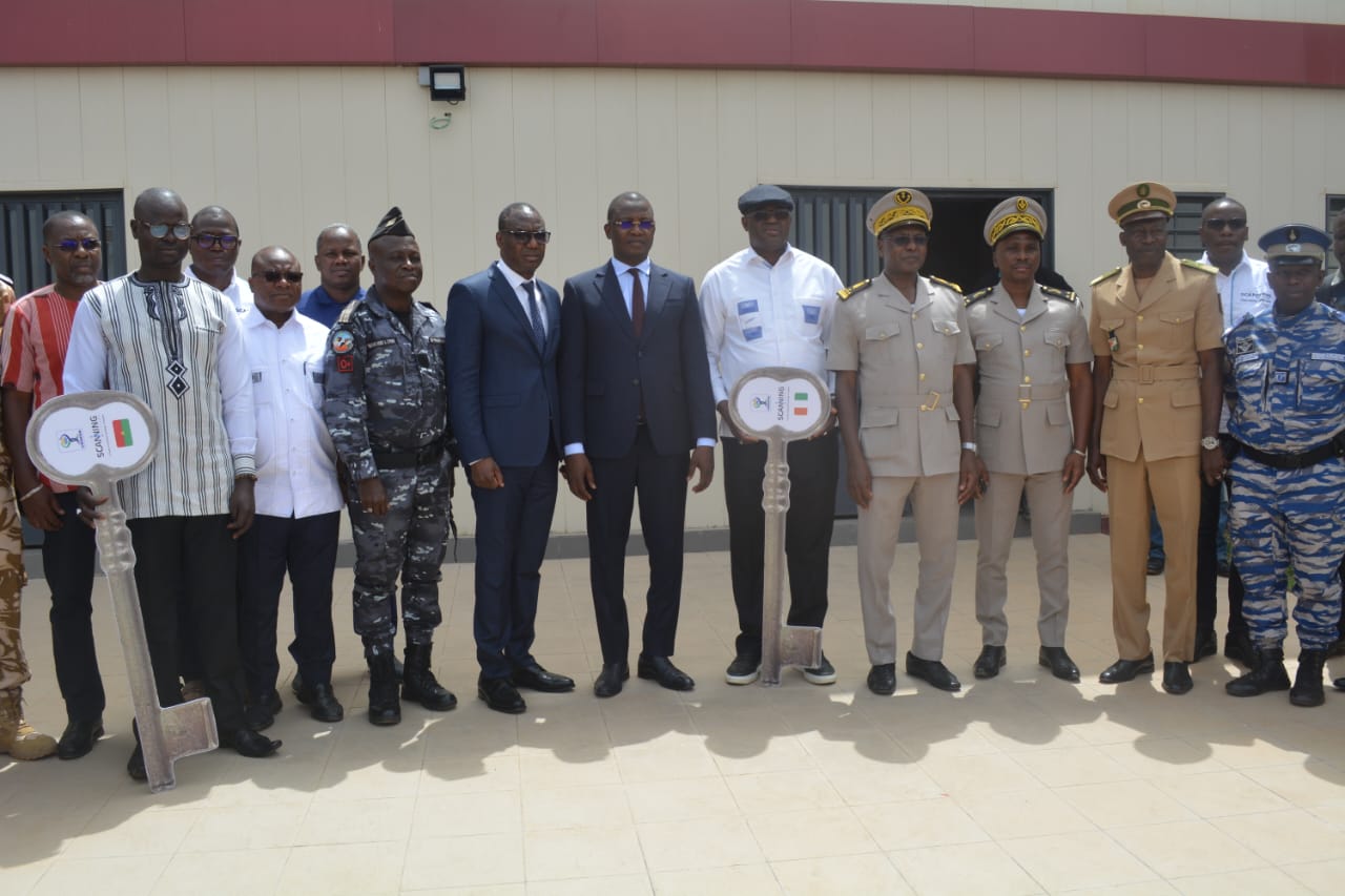Ceremony to symbolically hand over keys to the Côte d’Ivoire and Burkina Faso administrations at the Laléraba Joint Border Posts